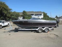 ***PULLED - NO TITLE***MIRAGE CABIN CRUISER FIBERGLASS BOAT