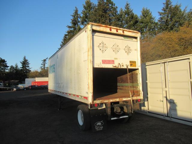 1983 FRUEHAUF 28' DRY VAN TRAILER