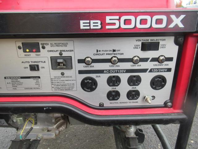 HONDA EB5000X GENERATOR, 120/240V