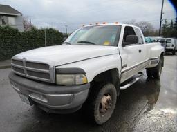 1998 DODGE RAM 3500 4X4 EXTENDED CAB PICKUP