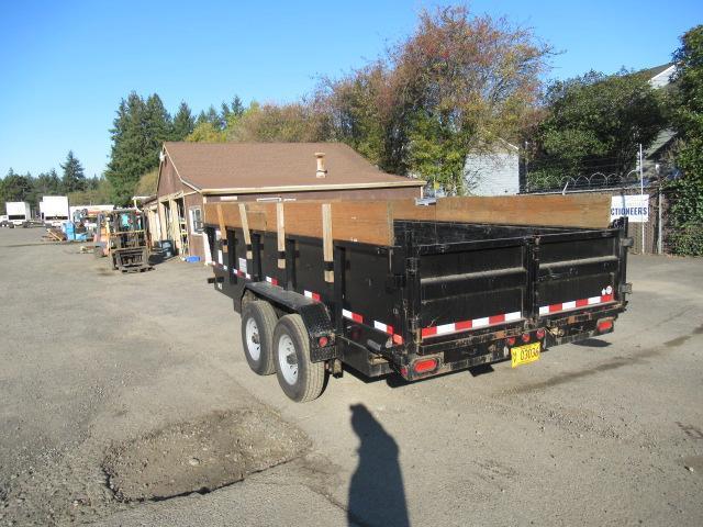 2016 BIG TEX 14LX 16' HYDRAULIC DUMP TRAILER