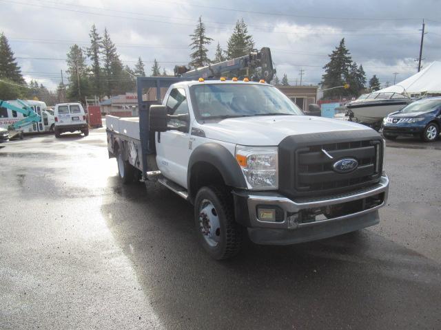 2014 FORD F-550 4X4 IMT 6000LB CRANE TRUCK