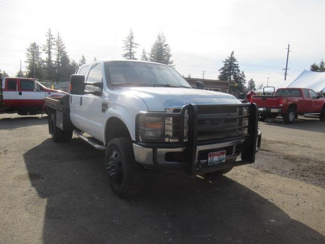 2008 FORD F-250 CREW CAB FLATBED PICKUP