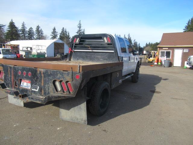 2008 FORD F-250 CREW CAB FLATBED PICKUP