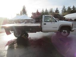 1995 CHEVROLET CHEYENNE 3500 HD FLATBED PICKUP