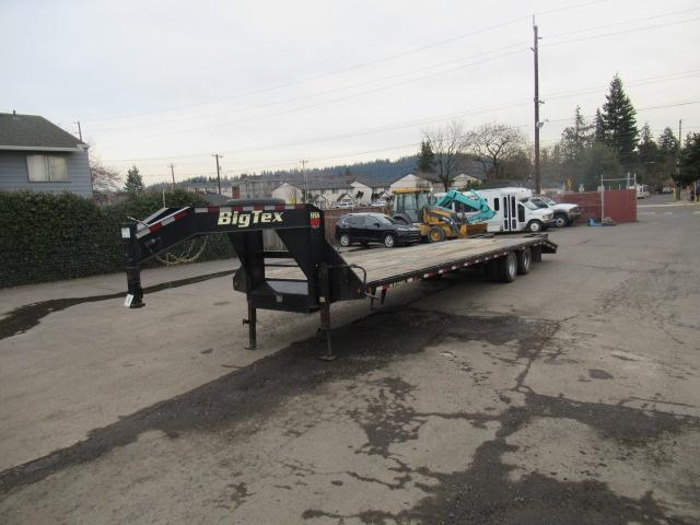 2016 BIG TEX 22GN-30BK+5 GOOSENECK TRAILER