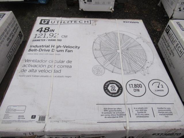 48'' UTILITECH INDUSTRIAL DRUM FAN