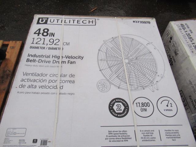 48'' UTILITECH INDUSTRIAL DRUM FAN