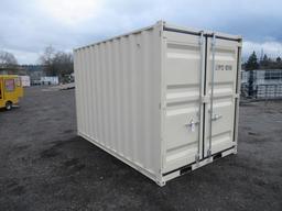 2023 12' SHIPPING CONTAINER W/ WINDOW & SIDE DOOR (UNUSED)