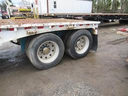 1982 ALLOY 42' FLATBED TRAILER WOOD DECK