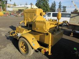 FMC 755-7 TRAILER MOUNTED WATER PUMP, 6 CYL GAS, *NON-TITLED UNIT