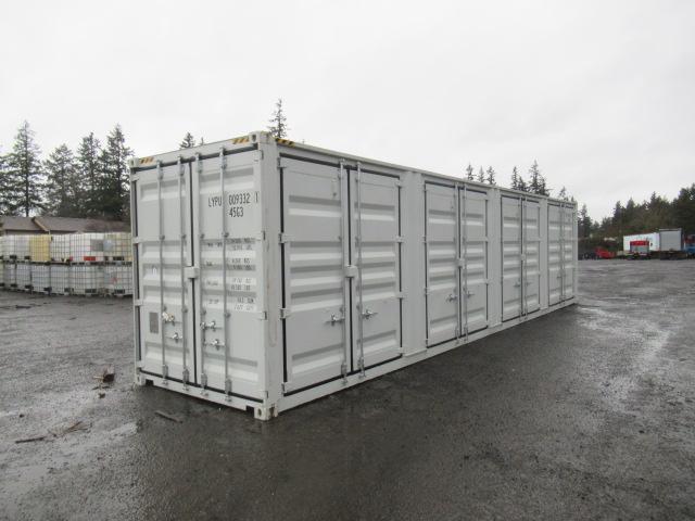 2023 40' HIGH CUBE SHIPPING CONTAINER W/ (4) SIDE DOORS