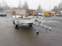 2014 WATERSHED 12' FIBERGLASS DRIFT BOAT