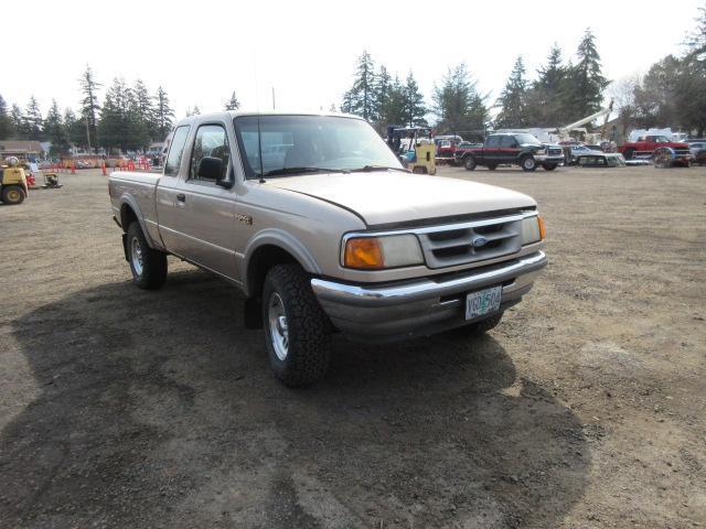 1996 FORD RANGER XLT 4X4 EXTENDED CAB PICKUP