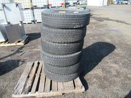 (4) MICHELIN 235/85R16 TIRES, (2) GOODYEAR WRANGLER 235/85R16 TIRES