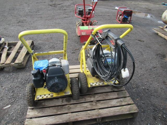 (2) KARCHER 2400PSI 5HP PRESSURE WASHER W/ PARTS