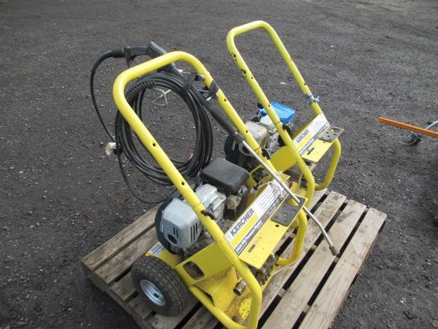 (2) KARCHER 2400PSI 5HP PRESSURE WASHER W/ PARTS