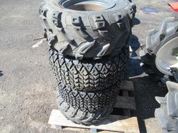 (4) ASSORTED ATV TIRES