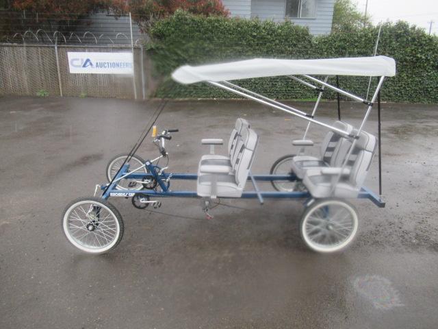 RHOADS CAR QUADRICYCLE QUAD BIKE W/ CANOPY COVER