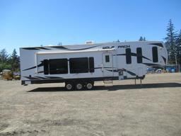 2010 FOREST RIVER CHEROKEE WOLF PACK 39' 5TH WHEEL TOY HAULER