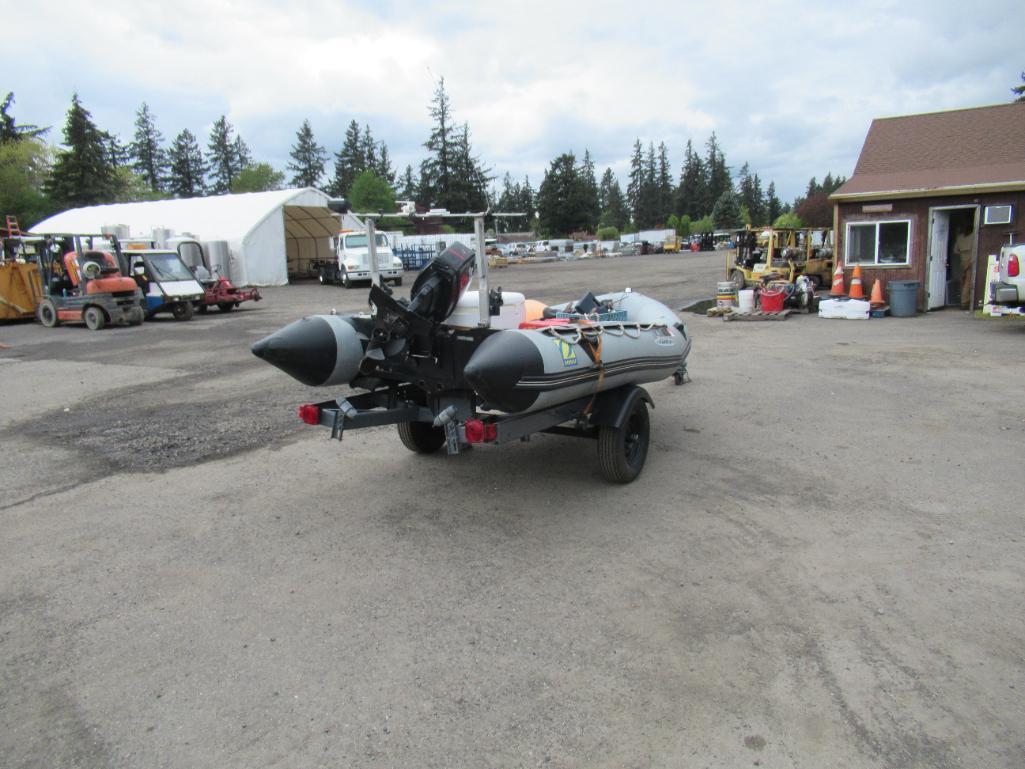 2007 ZODIAC MK2 CLASSIC INFLATABLE BOAT