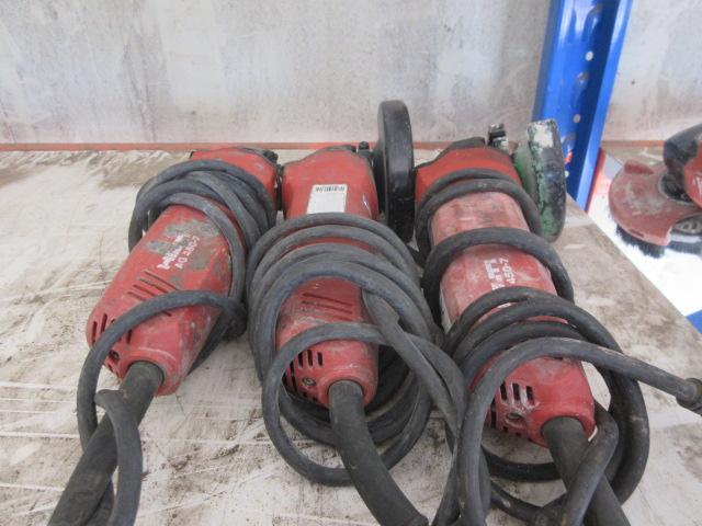 (3) ASSORTED HILTI ANGLE GRINDERS