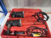 (2) MILWAUKEE SUPER HAWG 1/2'' CORDED DRILLS (IN CASE)