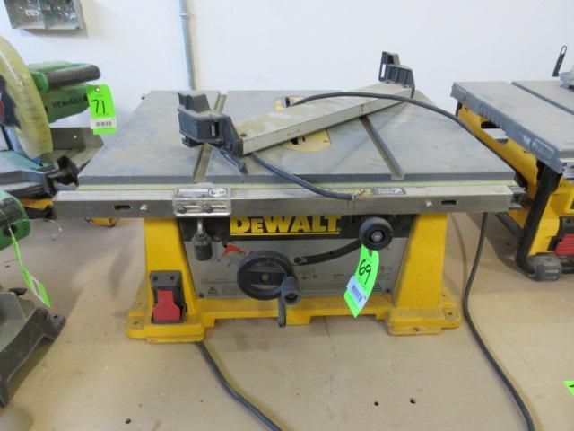 DEWALT TABLE SAW