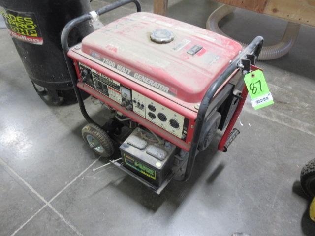 ALL POWER 7500 WATT GAS POWERED GENERATOR