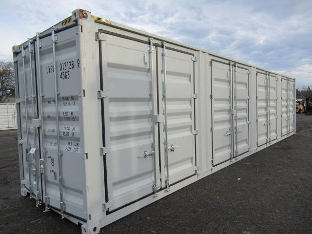 2024 40' HIGH CUBE SHIPPING CONTAINER W/ (4) SIDE DOORS