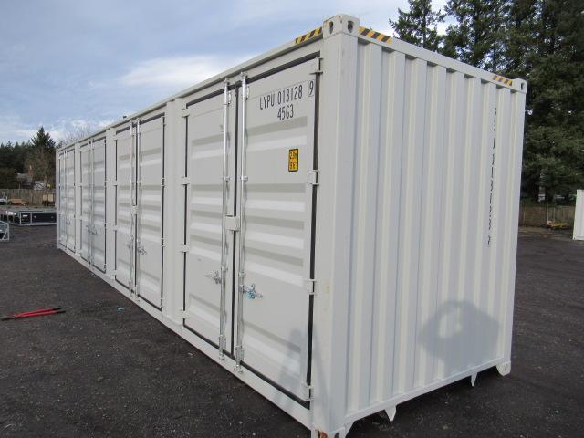 2024 40' HIGH CUBE SHIPPING CONTAINER W/ (4) SIDE DOORS