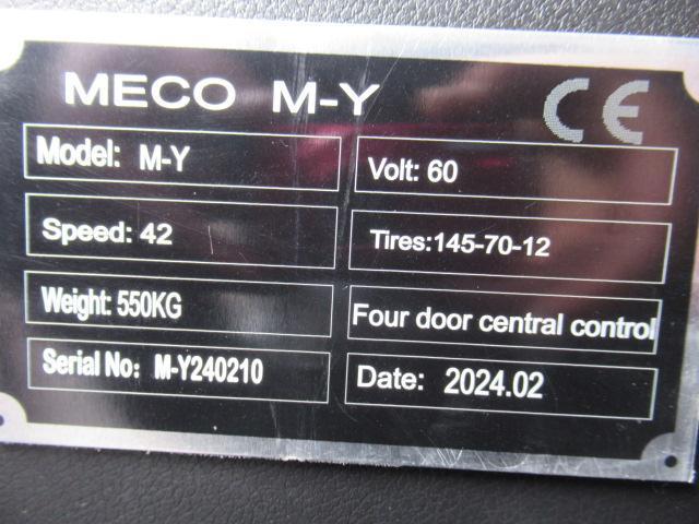 2024 MECO M-Y 4-PASSENGER 60V ELECTRIC VEHICLE (UNUSED)