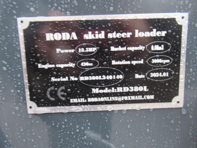 2024 RODA RD380L RIDE ON TRACKED SKID STEER LOADER (UNUSED)