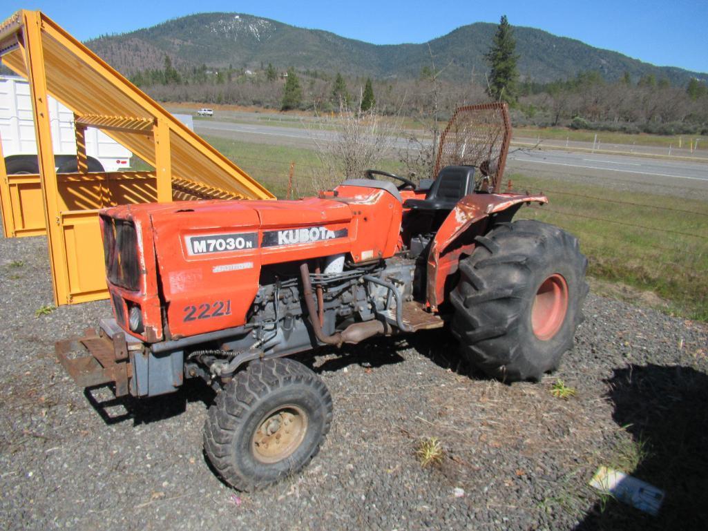 KUBOTA M7030N 4X4 TRACTOR - GRANTS PASS, OR