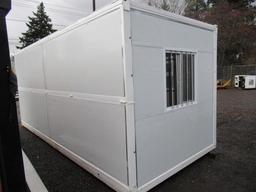 2023 SIMPLE SPACE 8' X 19' COLLAPSIBLE BUILDING (UNUSED) W/ ENTRY DOOR & (2) WINDOWS