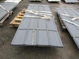 (70) 8' X 3' GRAY METAL ROOF/WALL PANELS (UNUSED)