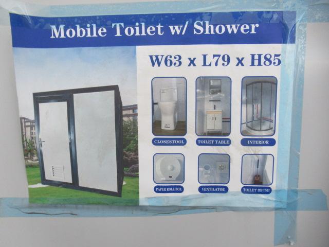 2024 SIMPLE SPACE PORTABLE BATHROOM W/ SHOWER, SINK & CABINET (UNUSED)