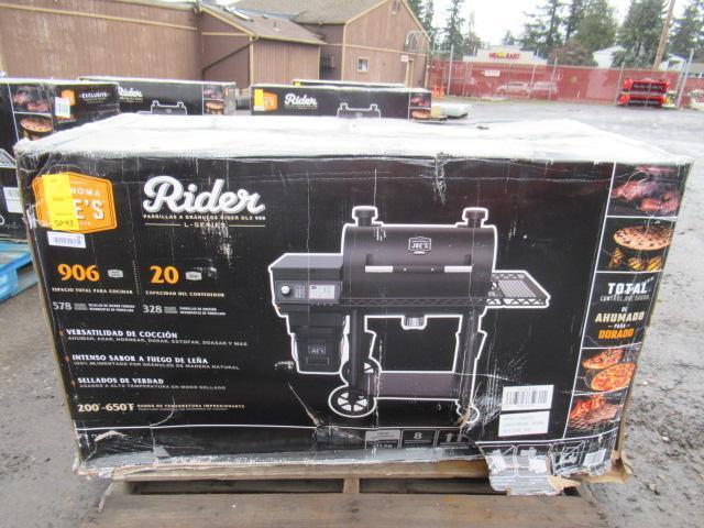 OKLAHOMA JOE'S RIDER 900 PELLET GRILL (UNUSED - IN BOX)