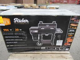 OKLAHOMA JOE'S RIDER 900 PELLET GRILL (UNUSED - IN BOX)