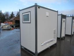 2024 PORTABLE BATHROOM W/ TOILET, SHOWER, SINK, & VANITY W/ CABINET (UNUSED)