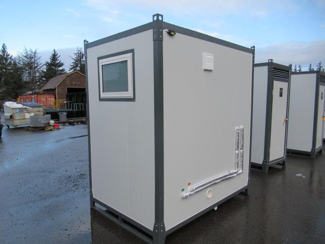 2024 PORTABLE BATHROOM W/ TOILET, SHOWER, SINK, & VANITY W/ CABINET (UNUSED)