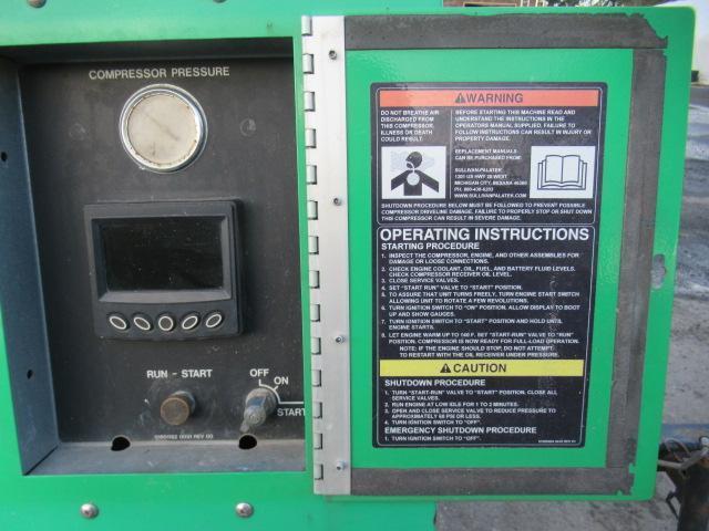 SULLIVAN PALATEK D185PDZSB TOWABLE DIESEL AIR COMPRESSOR