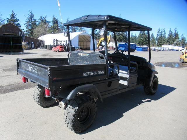 2017 CLUB CAR CARRYALL 1700 4-PASSENGER 4X4 SIDE BY SIDE