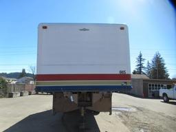 1986 GRUMMAN 27' TANDEM AXLE 5TH WHEEL ENCLOSED TRAILER