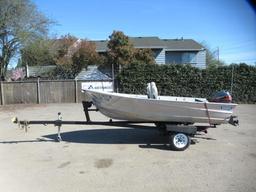 HULLS WESTCOASTER U-123 12' ALUMINUM FISHING BOAT