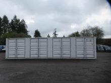 2024 40' HIGH CUBE SHIPPING CONTAINER W/ (4) SIDE DOORS