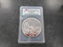 2010 5OZ SILVER YOSEMITE NP FIRST STRIKE COIN