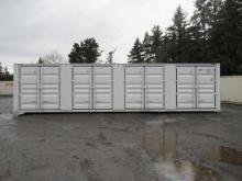 2024 40' HIGH CUBE SHIPPING CONTAINER W (4) SIDE DOORS