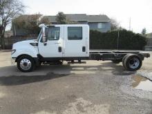 2012 INTERNATIONAL TERRASTAR SINGLE AXLE CREW CAB & CHASSIS