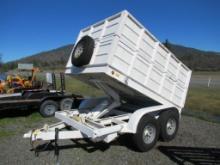 2002 6' 9" X 10' HYDRAULIC TANDEM AXLE DUMP TRAILER - GRANTS PASS, OR